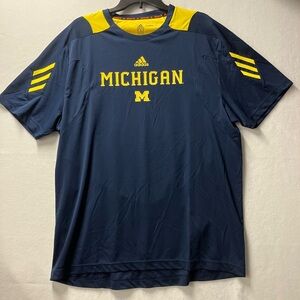 Adidas Climalite Scorch University Of  Michigan Jersey Performance Shirt Mens XL